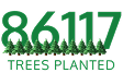Trees planted badge